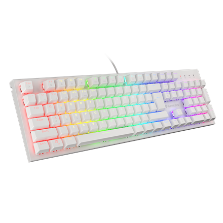 Pilt Genesis | THOR 303 | Gaming keyboard | RGB LED light | US | White | Wired | 1.8 m | Brown Switch