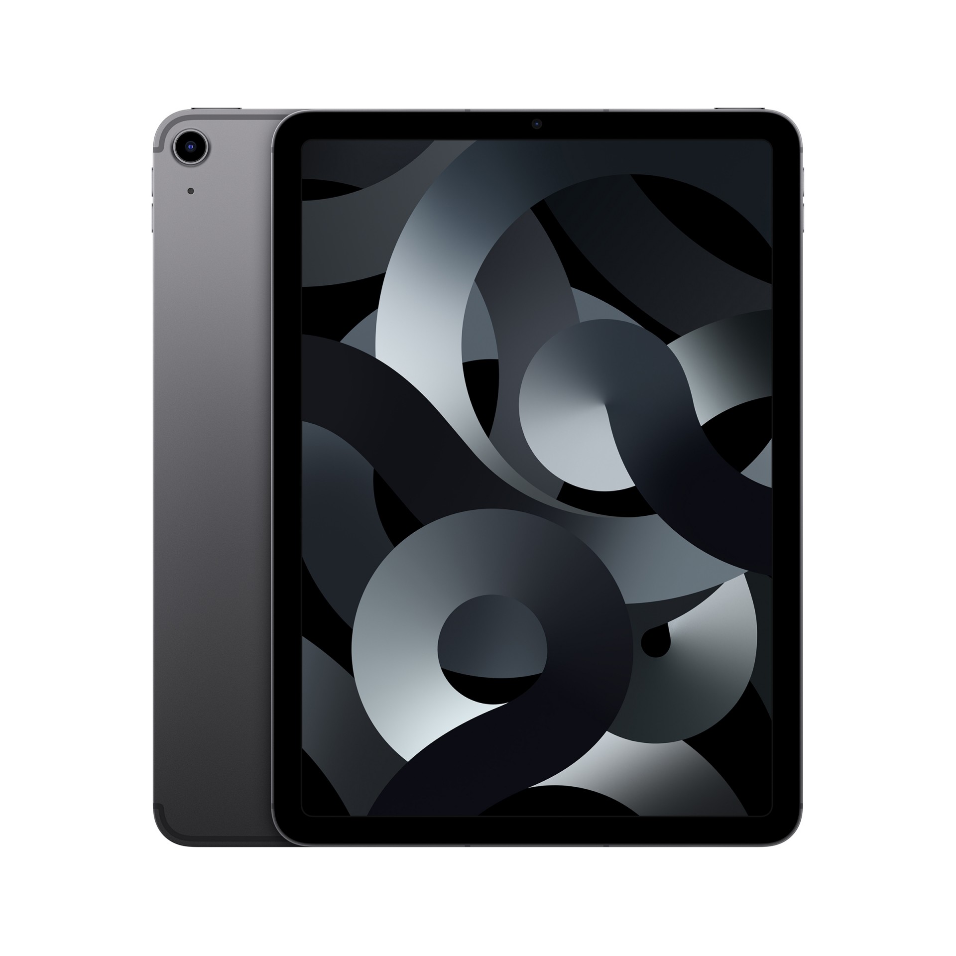 Pilt Apple | iPad Air 5th Gen | 10.9 " | Space Grey | Liquid Retina IPS LCD | Apple M1 | 8 GB | 256 GB | 5G | Wi-Fi | Front camera | 12 MP | Rear camera | 12 MP | Bluetooth | 5.0 | iPadOS | 15.4 | Warranty 12 month(s)