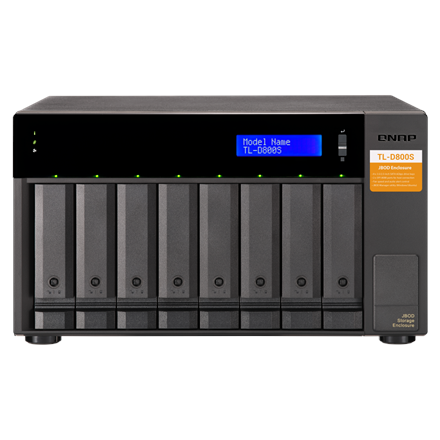 Pilt QNAP High-performance desktop SATA 6Gbps JBOD storage enclosure | TL-D800S