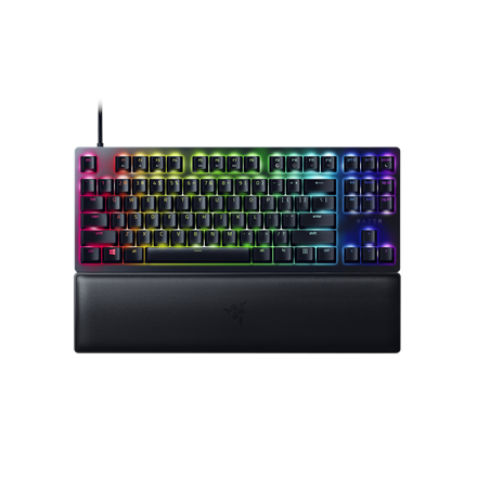 Pilt Razer | Huntsman V2 Tenkeyless | Black | Gaming keyboard | Wired | Optical Gaming Keyboard | RGB LED light | US | Clicky Purple Switch