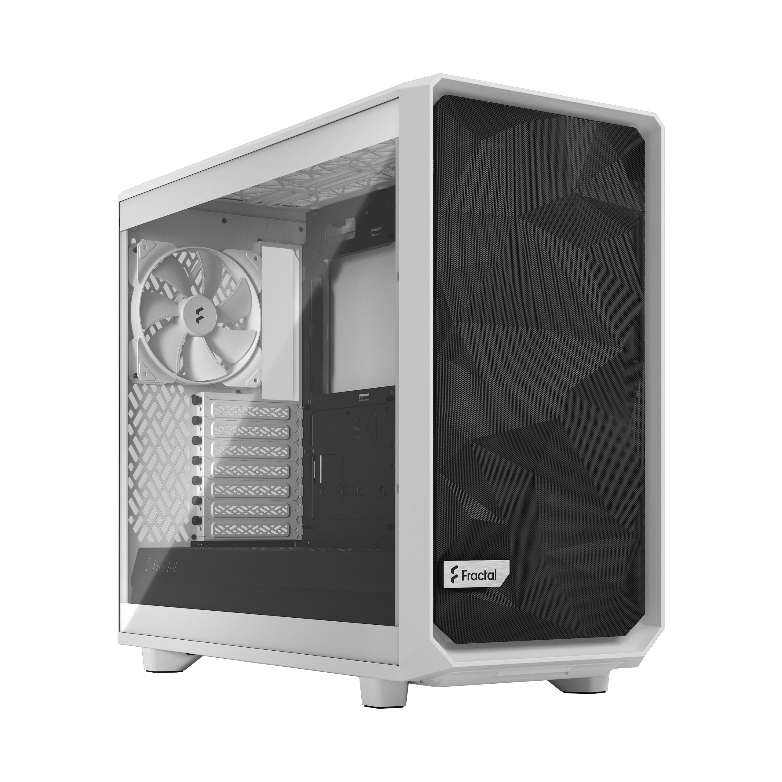 Pilt Fractal Design | Meshify 2 Lite TG Clear | Side window | White | E-ATX | Power supply included No | ATX