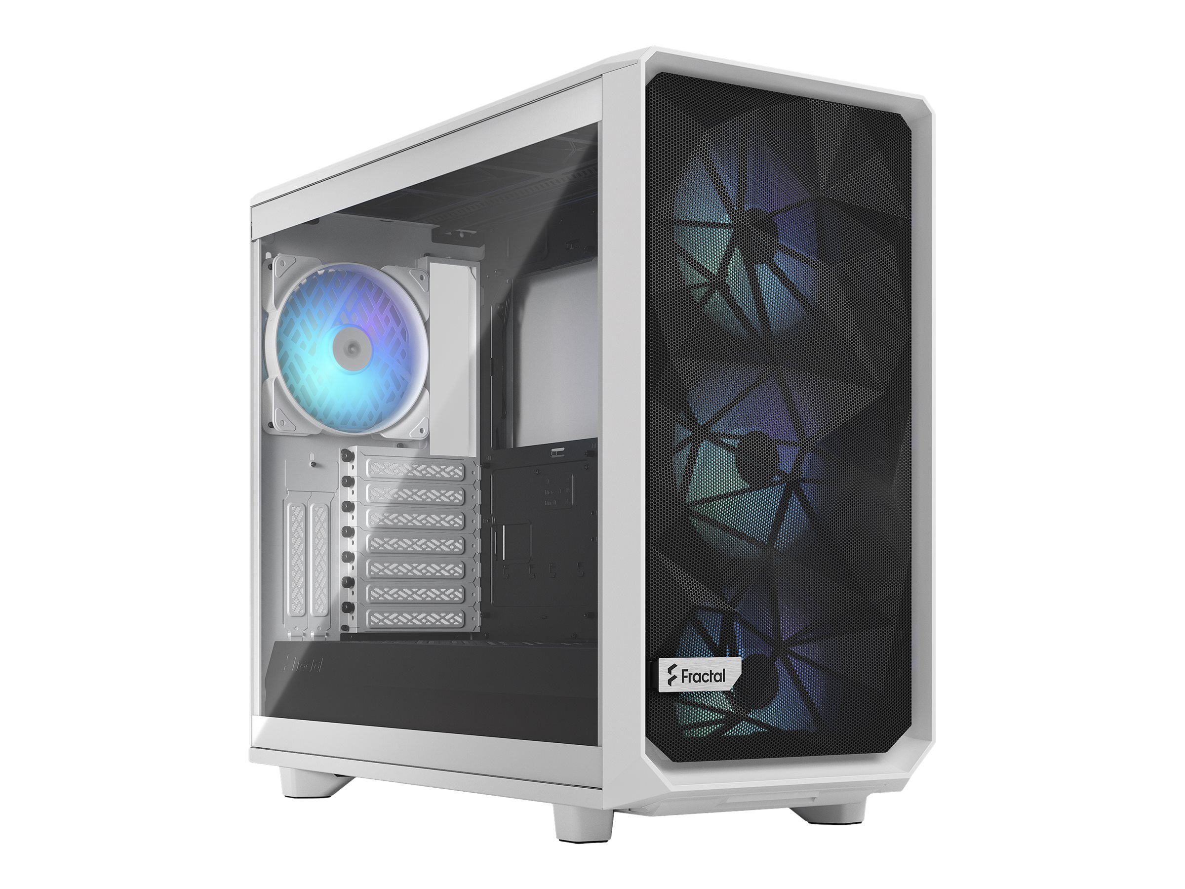 Pilt Fractal Design | Meshify 2 RGB TG Clear Tint | Side window | White | E-ATX | Power supply included No | ATX