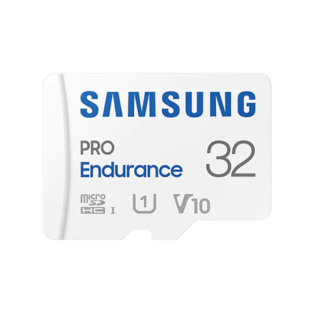 Pilt Samsung | PRO Endurance | MB-MJ32KA/EU | 32 GB | MicroSD Memory Card | Flash memory class U1, V10, Class 10 | SD adapter