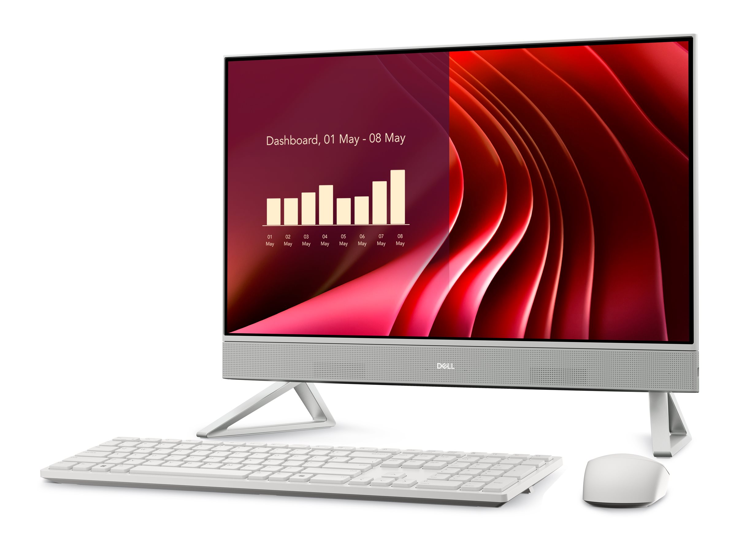 Pilt Dell 24 AIO AG FHD i5-1334U/16GB/512GB/Iris Xe/Win11 Pro/ENG Kbd+mouse/3Y Basic OnSite warranty | Dell