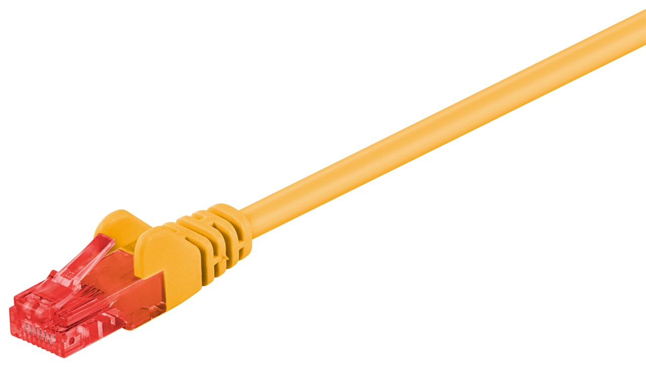 Pilt Goobay CAT 6, U/UTP | Patch cord | Yellow