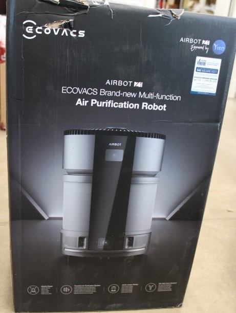 Pilt SALE OUT. | Ecovacs Air purification and filtration robot | AIRBOT Z1 | Black | DAMAGED PACKAGING