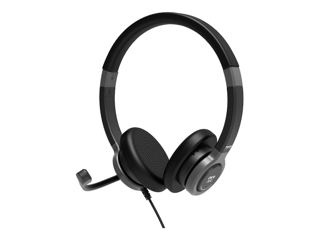 Pilt PORT CONNECT Stereo Headset Wired USB Pro - On’R 300 | PORT CONNECT