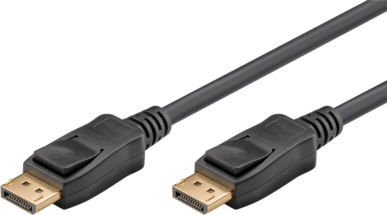 Pilt Goobay | Black | DisplayPort connector cable 2.0 | DP to DP | 2 m