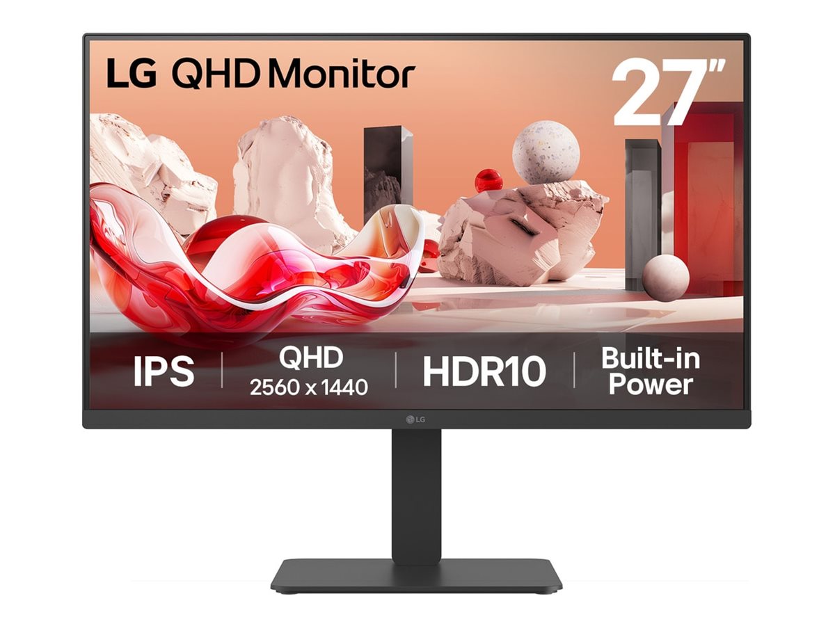 Pilt LG | 27BA54QB-B | 27 " | IPS | QHD | 16:9 | 75 Hz | 5 ms | 2560 x 1440 pixels | 350 cd/m² | HDMI ports quantity 2