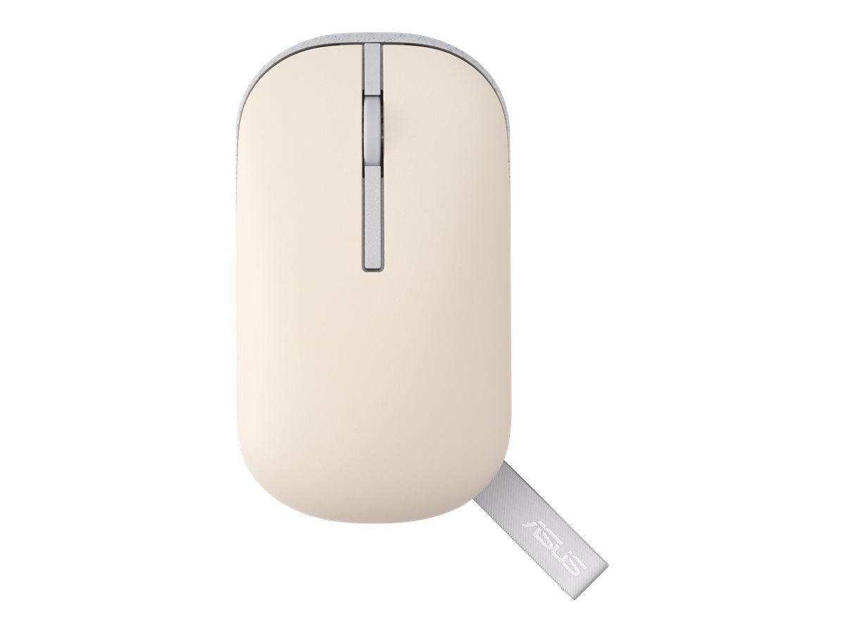 Pilt Asus Marshmallow Mouse | MD100 | Mouse | 2.4 GHz, Bluetooth | Beige