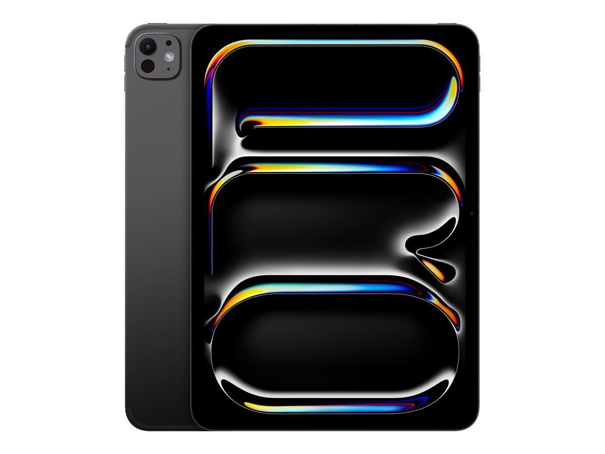 Pilt Apple | iPad Pro Wi-Fi + Cellular | 11 " | Space Black | OLED, Ultra Retina XDR | 2420 x 1668 pixels | Apple M5 | 16 GB | 1000 GB | 3G | 4G | 5G | Wi-Fi | Front camera | 12 MP | Rear camera | 12 MP | Bluetooth | 6 | iPadOS | USB-C charging cable