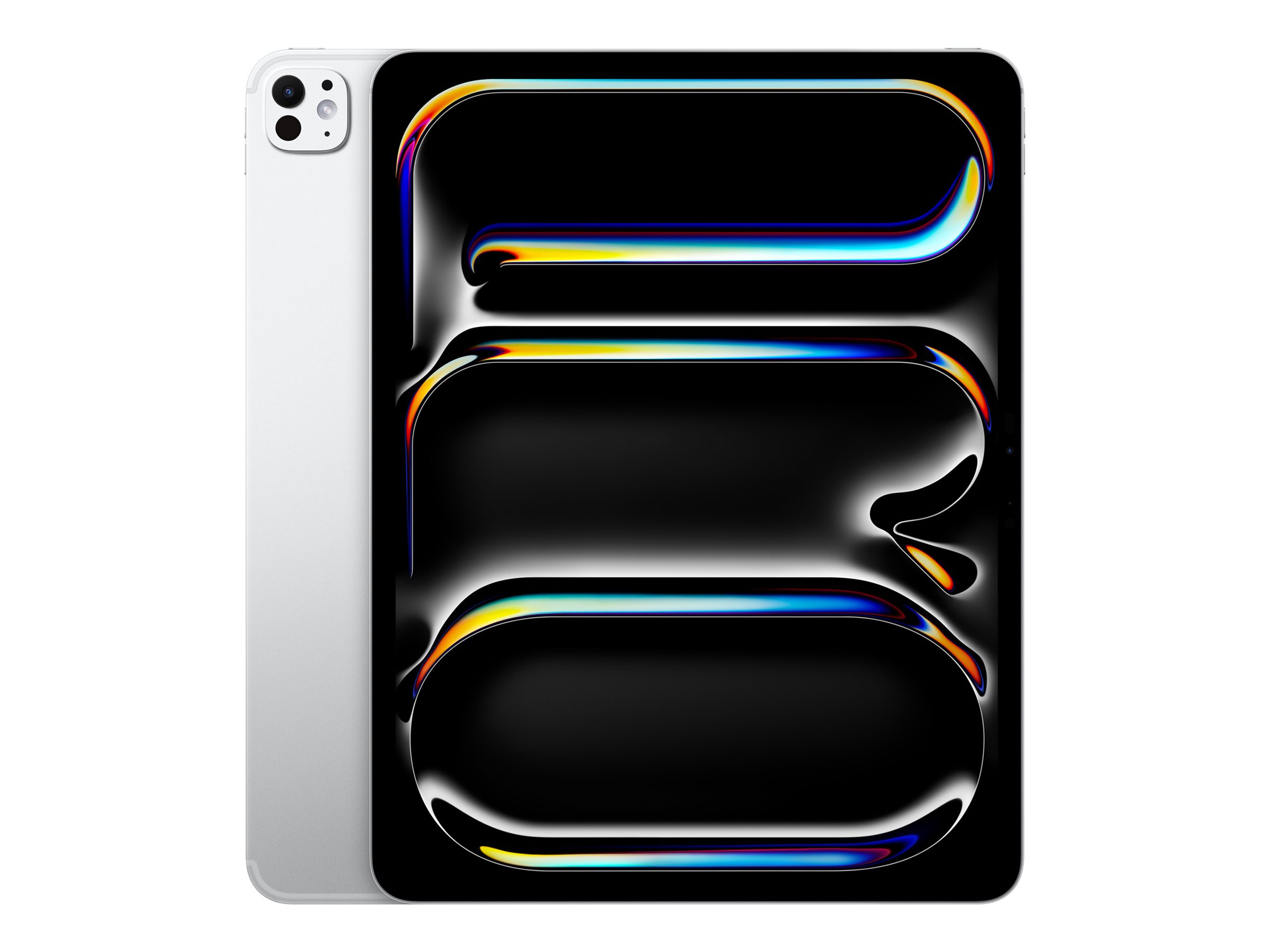 Pilt Apple | iPad Pro | 13 " | Silver | OLED, Ultra Retina XDR, Nano-texture glass | 2752 x 2064 pixels | Apple M5 | 16 GB | 1000 GB | Wi-Fi | Front camera | 12 MP | Rear camera | 12 MP | Bluetooth | 6 | iPadOS | USB-C charging cable