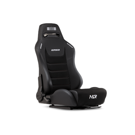 Pilt Next Level Racing | Premium PU Leather | Reclining Seat | ERS3 Elite PU Leather & Suede Edition | Black