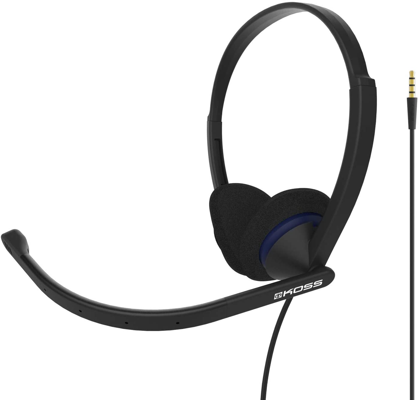 Pilt Koss | CS200i | Communication Headsets | Wired | On-Ear | Microphone | Noise canceling | Black