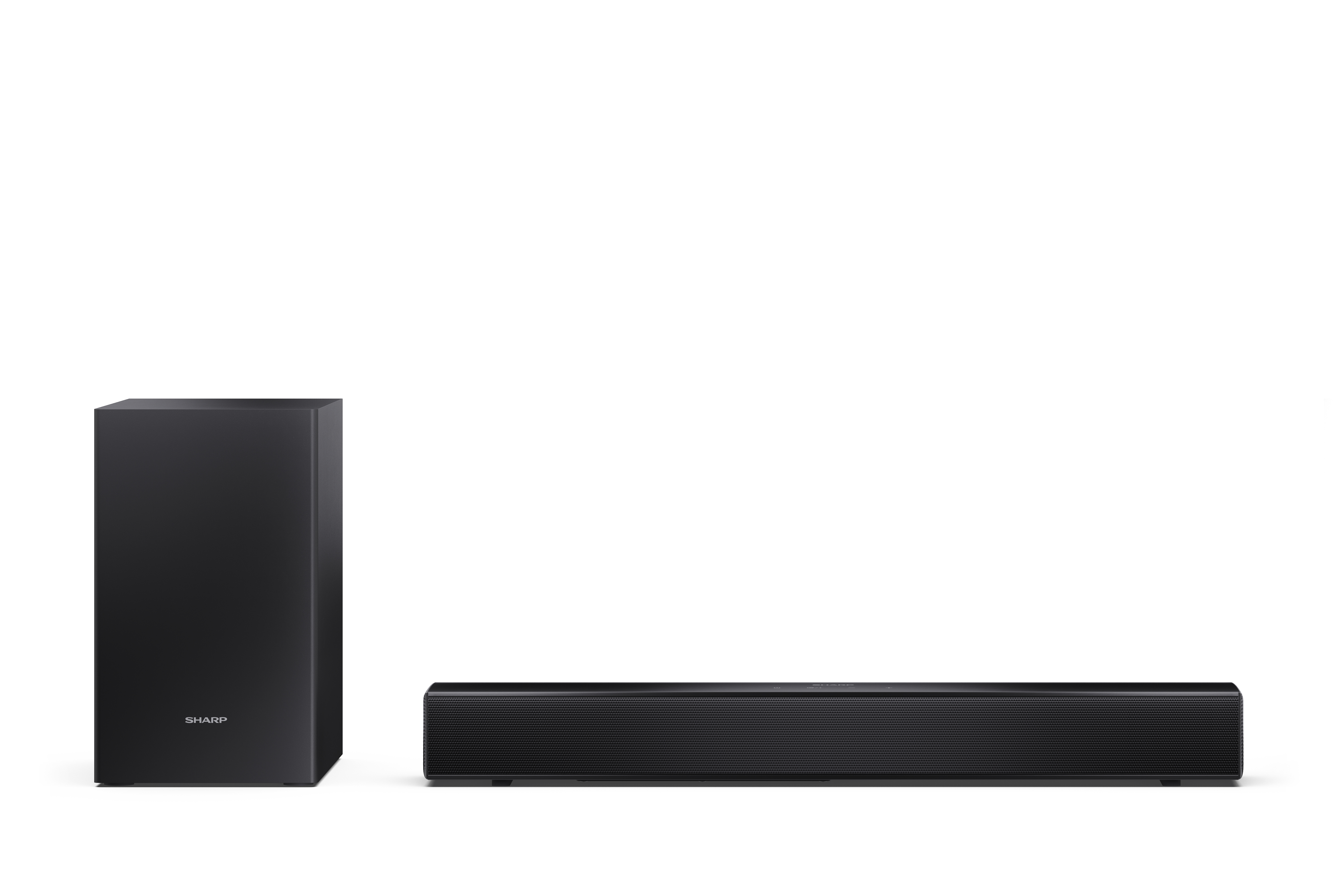 Pilt Sharp Compact 2.1 Soundbar with Wireless Subwoofer | HT-SBW121 | 240 W | Bluetooth | Black | Wireless connection