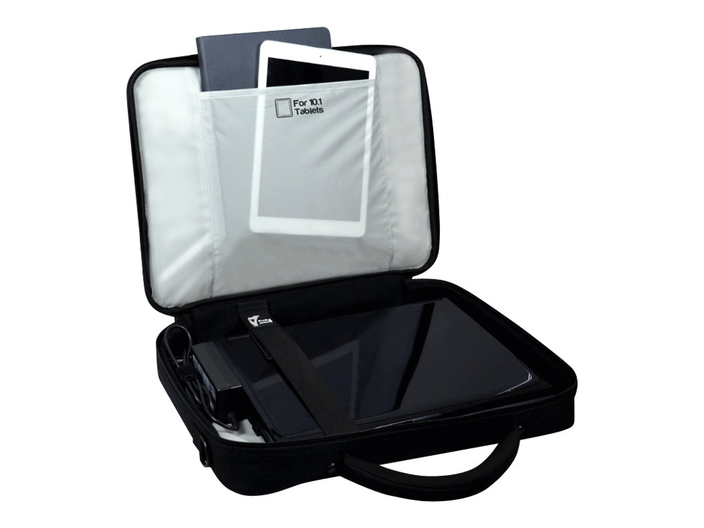 Pilt PORT DESIGNS | Fits up to size 15.6 " | Courchevel | Messenger - Briefcase | Black | Shoulder strap