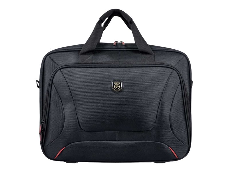 Pilt PORT DESIGNS | Fits up to size 15.6 " | Courchevel | Messenger - Briefcase | Black | Shoulder strap