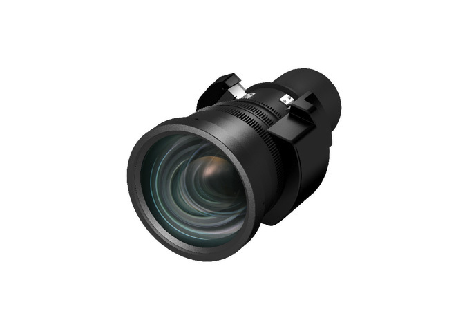 Pilt Epson | Lens - ELPLW08 - Wide throw | For 12,000 lumen and higher Epson Pro L projectors, the ELPLW08 offers wide lens shift for remarkable positioning flexibility. Supports screen sizes up to 1000