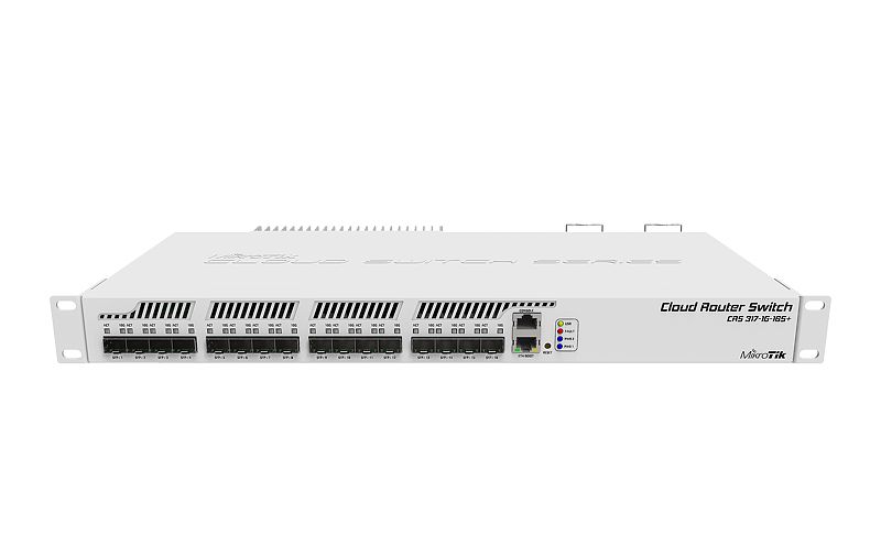 Pilt MikroTik | Cloud Core Switch CRS317-1G-16S+RM | 12 month(s) | Rackmountable | 1 Gbps (RJ-45) ports quantity 1 | SFP+ ports quantity 16 | Managed L3