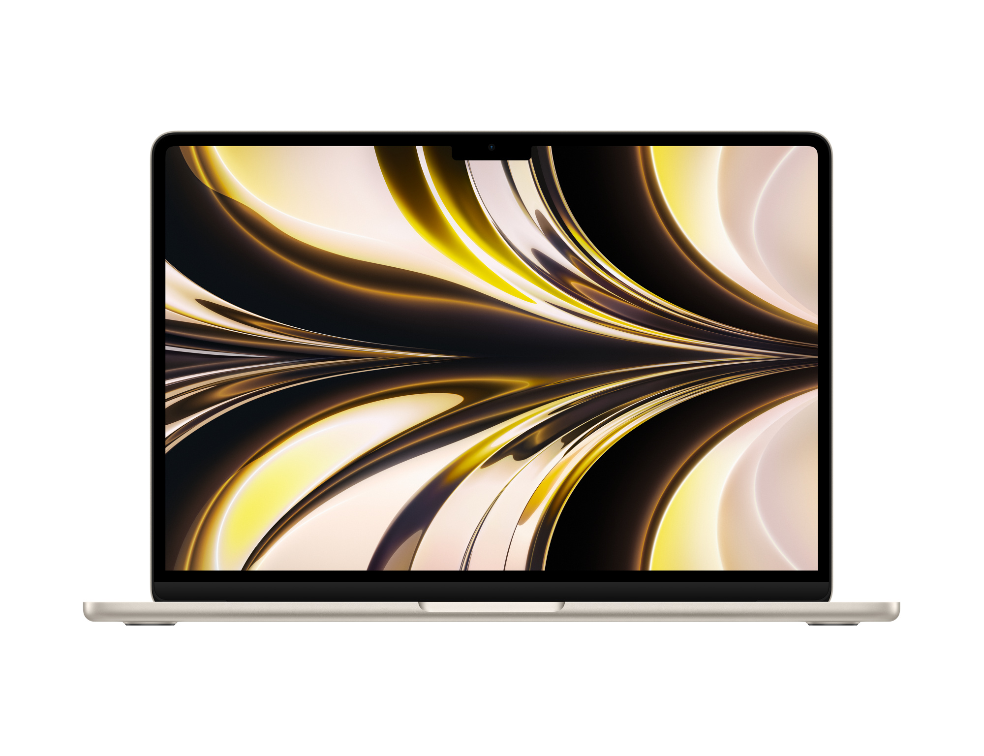 Pilt Apple | MacBook Air | Starlight | 13.6 " | IPS | 2560 x 1664 | Apple M2 | 8 GB | SSD 256 GB | Apple M2 8-core GPU | GB | Without ODD | macOS | 802.11ax | Bluetooth version 5.0 | Keyboard language Russian | Keyboard backlit | Warranty 12 month(s) | Battery warranty 12 month(s)