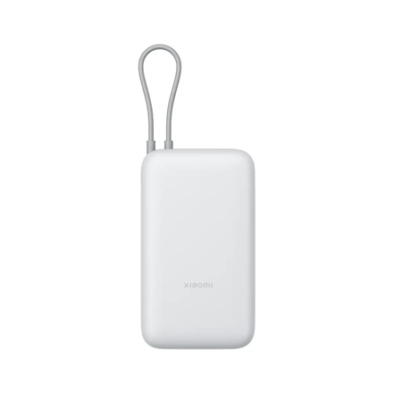 Pilt Xiaomi Power Bank 20000mAh (Integrated Cable) | 20000 mAh | Light Gray