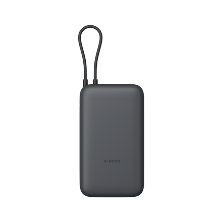 Pilt Xiaomi Power Bank 20000mAh (Integrated Cable) | 20000 mAh | Dark Gray
