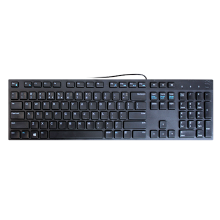 Pilt Dell | KB216 | Black | Multimedia | Wired | US | Black | Lithuanian | Numeric keypad