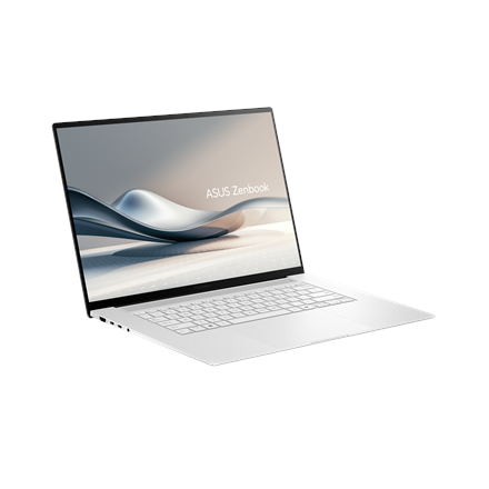 Pilt Asus | Zenbook | S 16 OLED UM5606WA-RK217W | Scandinavian White | 16 " | OLED | 3K | 2880 x 1800 pixels | AMD Ryzen AI 9 | 365 | 24 GB | LPDDR5X | Solid-state drive capacity 1000 GB | AMD Radeon 880M Graphics | Windows 11 Home | 802.11be | Bluetooth version 5.4 | Keyboard language English | Keyboard backlit | Warranty 24 month(s)