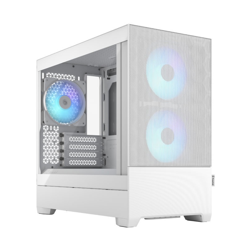 Pilt Fractal Design | Pop Mini Air RGB | Side window | White TG Clear Tint | mATX, Mini ITX | Power supply included No | ATX