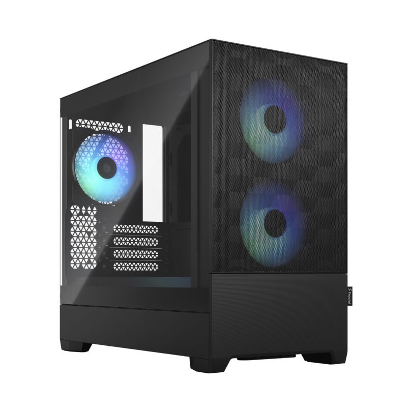 Pilt Fractal Design | Pop Mini Air RGB | Side window | Black TG Clear Tint | mATX, Mini ITX | Power supply included No | ATX