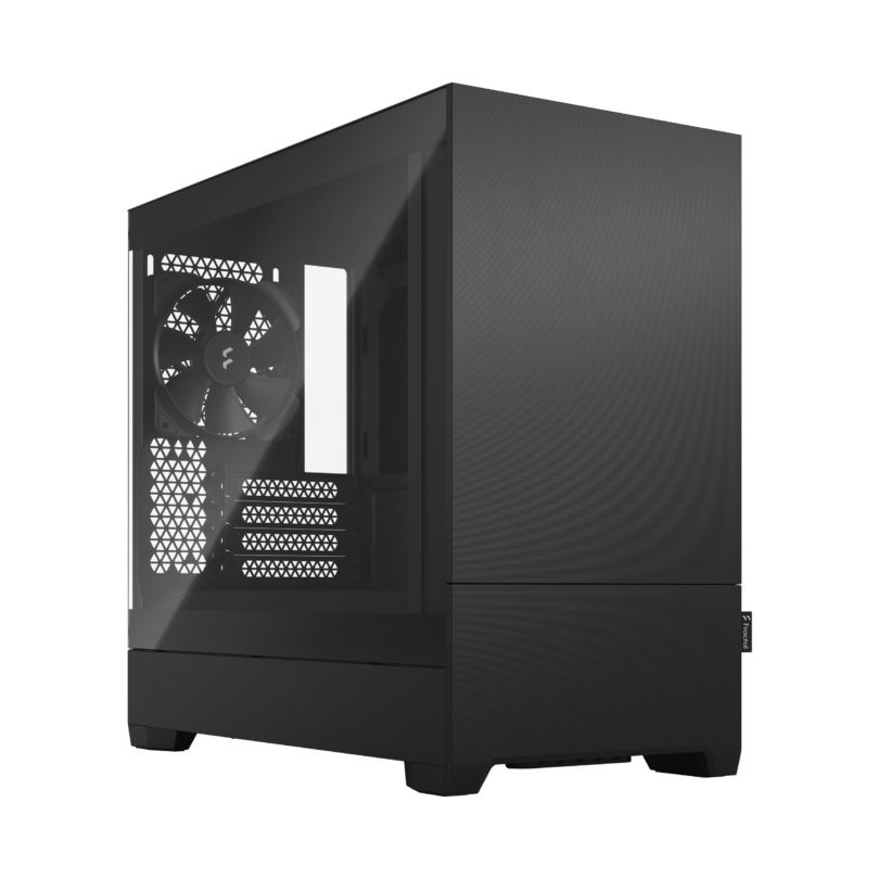 Pilt Fractal Design | Pop Mini Silent | Side window | Black TG Clear Tint | mATX, Mini ITX | Power supply included No | ATX