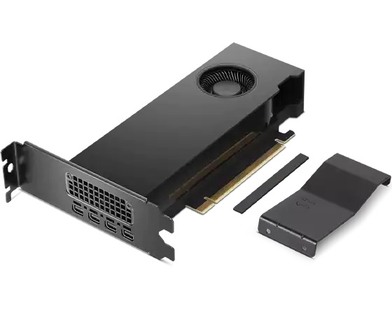 Pilt Lenovo | Graphics Card | RTX A2000 | NVIDIA | 12 GB | RTX A2000 | GDDR6 | DVI-D ports quantity | HDMI ports quantity | PCIe 4.0 x 16 | Memory clock speed  MHz | Processor frequency  MHz