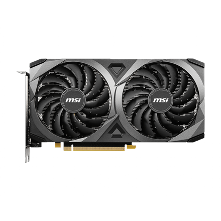 Pilt MSI | GeForce RTX 3060 VENTUS 2X 12G OC | NVIDIA | 12 GB | GeForce RTX 3060 | GDDR6 | DVI-D ports quantity | HDMI ports quantity 1 | PCI Express 4.0 | Memory clock speed 1807 MHz | Processor frequency  MHz