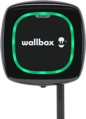 Pilt Wallbox | Pulsar Plus Electric Vehicle charger, 7 meter cable Type 2, 11kW, RCD(DC Leakage) + OCPP | 11 kW | Wi-Fi, Bluetooth | 7 m | Black