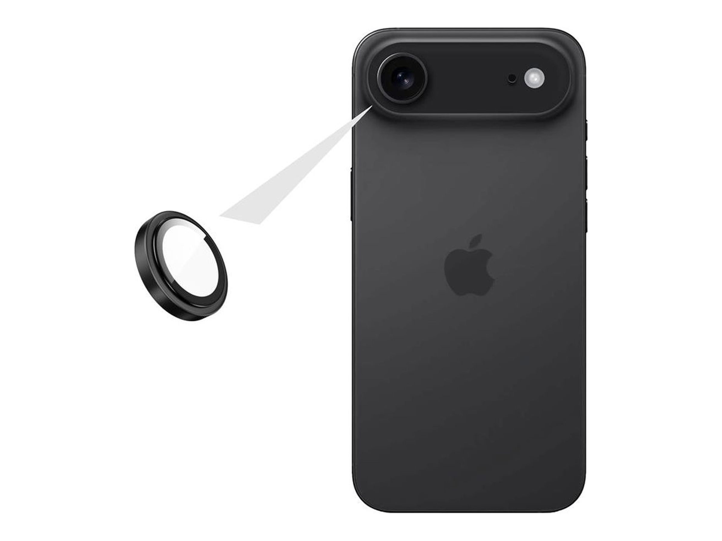 Pilt FIXED Camera Glass for Apple iPhone 17 Air, black | Fixed