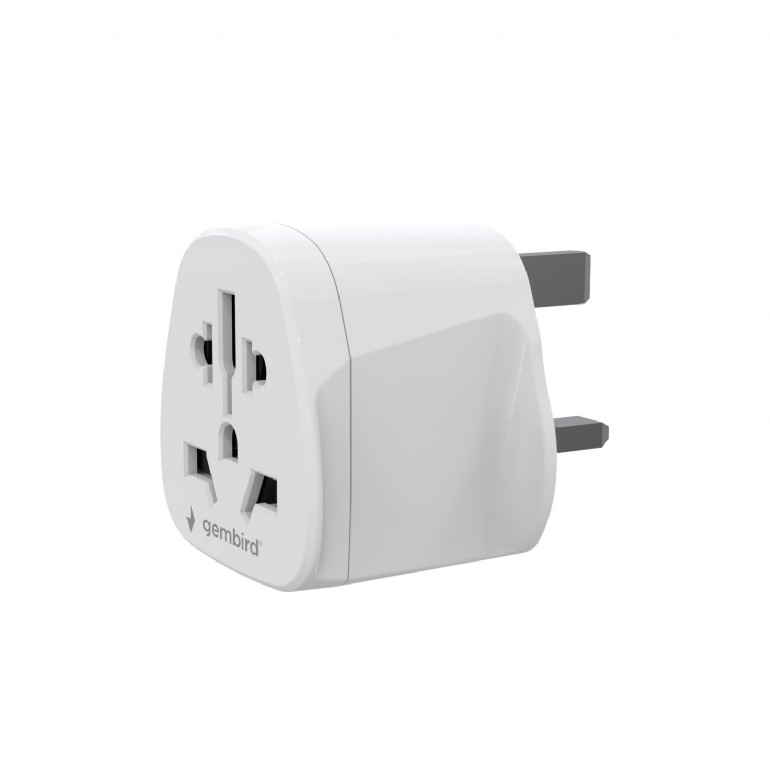 Pilt Gembird World to UK power adapter plug, 10 A | A-AC-UKMINTF