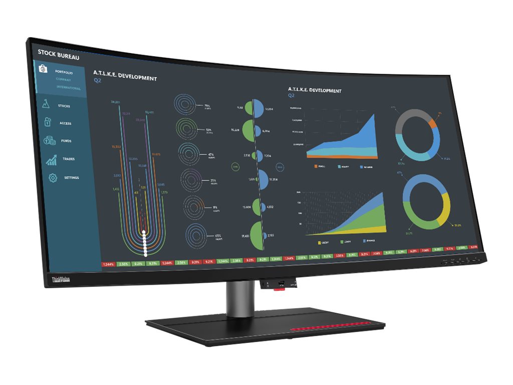 Pilt Lenovo | ThinkVision | P40w-20 | 39.7 " | IPS | WUHD | 21:9 | 75 Hz | 4 ms | 5120 x 2160 | 300 cd/m² | HDMI ports quantity 1x HDMI2.0 | Black | Warranty 36 month(s)