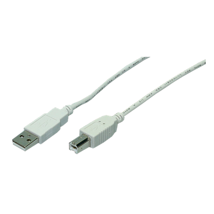 Pilt Logilink | USB 2.0 A to USB 2.0 B Cable | USB A male | USB B male