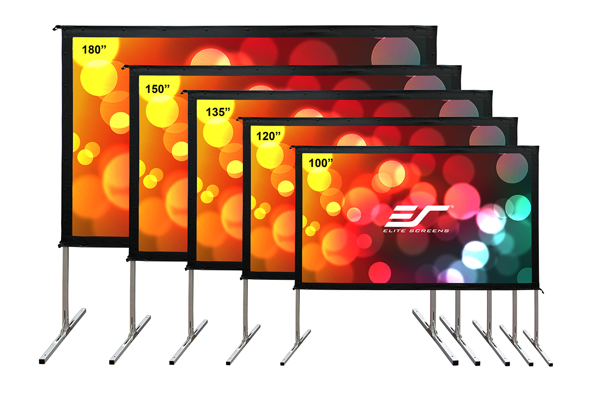 Pilt Elite Screens | Yard Master 2 Mobile Outdoor screen WV-Dual | OMS120H2-DUAL | Diagonal 120 " | 16:9 | Viewable screen width (W) 266 cm