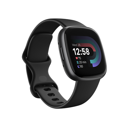 Pilt Versa 4 | Smart watch | NFC | GPS (satellite) | AMOLED | Touchscreen | Activity monitoring 24/7 | Waterproof | Bluetooth | Wi-Fi | Black/Graphite