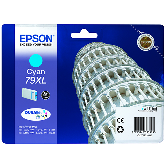 Pilt Epson 79XL | C13T79024010 | Inkjet cartridge | Cyan