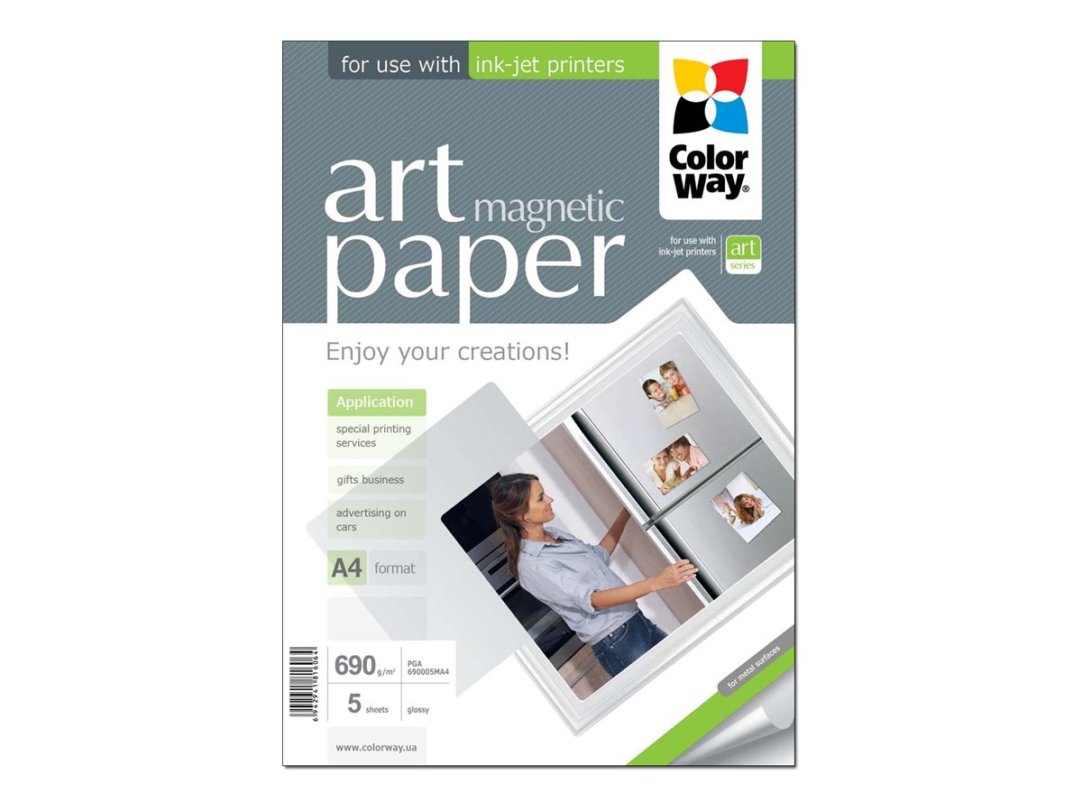 Pilt ColorWay ART Glossy Magnetic Photo Paper A4 690 g/m²