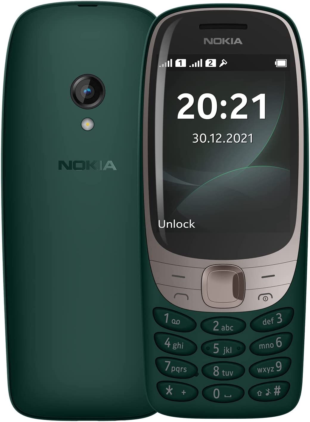 Pilt Nokia 6310 TA-1400 (Green) Dual SIM 2.8 TFT 240x320/16MB/8MB RAM/microSDHC/microUSB/BT Nokia | 6310 TA-1400 | Green | 2.8 " | TFT | pixels | 8 MB | 16 MB | Dual SIM | Nano Sim | 3G | Bluetooth | 5.0 | USB version Micro | Built-in camera | Main camera 0.2 MP | 1150 mAh