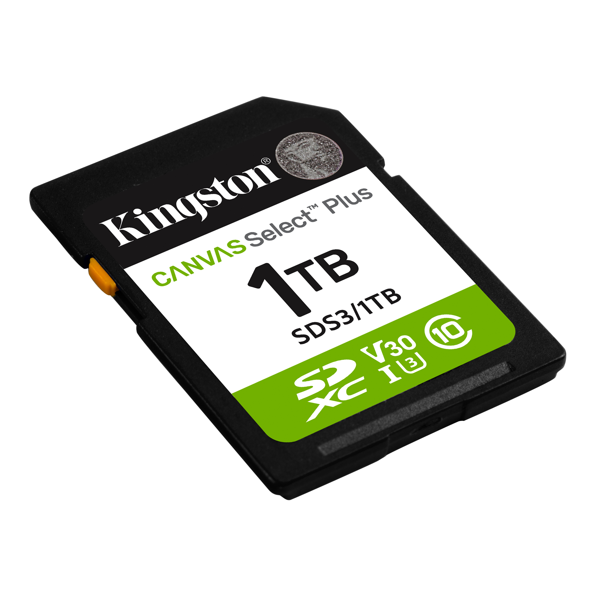 Pilt Kingston Canvas Select Plus | 1000 GB | SD | Flash memory class Class 10, UHS-I, U1/U3, Video Class 10/30