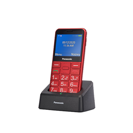 Pilt Panasonic | KX-TU155EXBN | Red | 2.4 " | TFT-LCD | microSD/microSDHC MB | Bluetooth | USB version micro USB | Built-in camera | Main camera resolution 0.3 MP