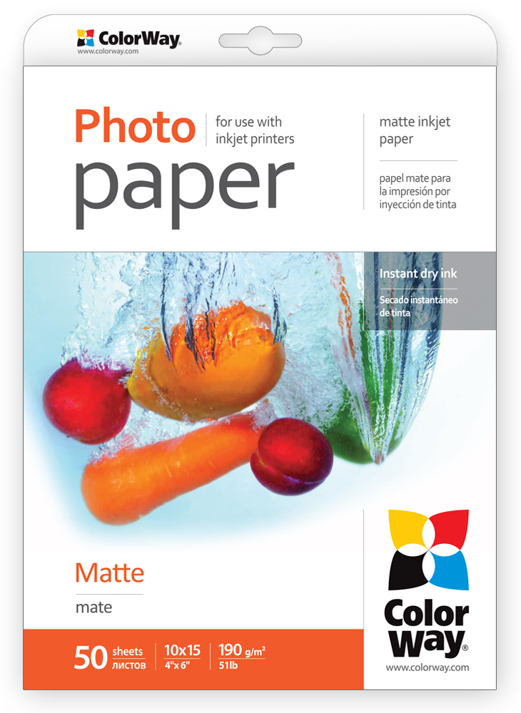 Pilt 190g/m2 Matte Photo Paper