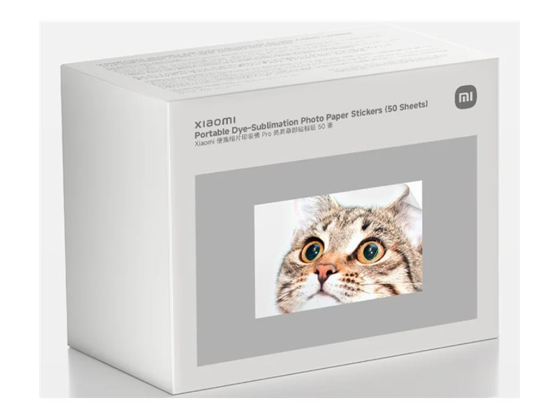 Pilt Xiaomi Portable Dye-Sublimation Photo Paper Stickers (50 Sheets) | Xiaomi