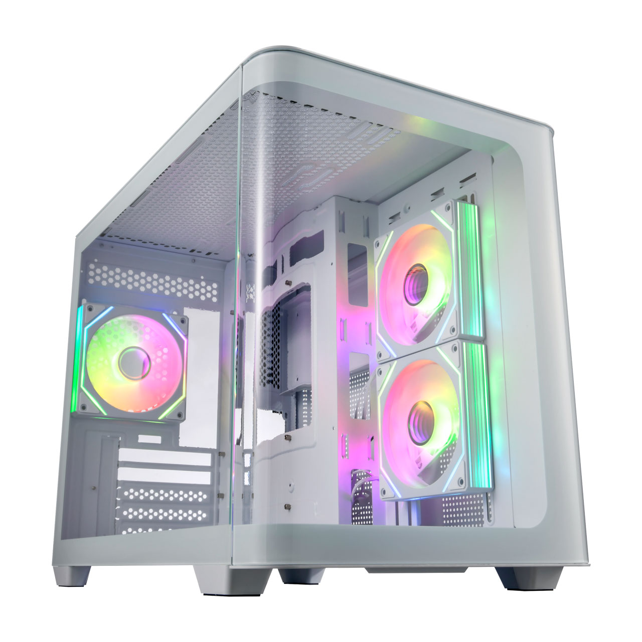 Pilt FSP Case | S380 | White | Mid Tower | Power supply included No