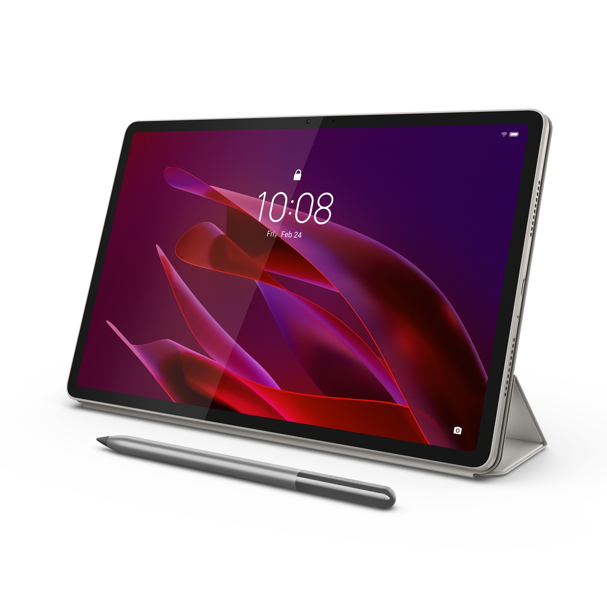 Pilt Lenovo Yoga Tab Wi-Fi (without power adapter) | ZAG60208SE | 11.1 " | Seashell | 3200 x 2000 pixels | Qualcomm | Snapdragon 8 Gen 3 Mobile Platform | 12 GB | Soldered LPDDR5x | 256 GB | Wi-Fi | Front camera | 13 MP | Rear camera | 13+2 MP | Bluetooth | 5.4 | Android | Android 15 or Later | Warranty 24 month(s) | Lenovo Tab Pen Pro