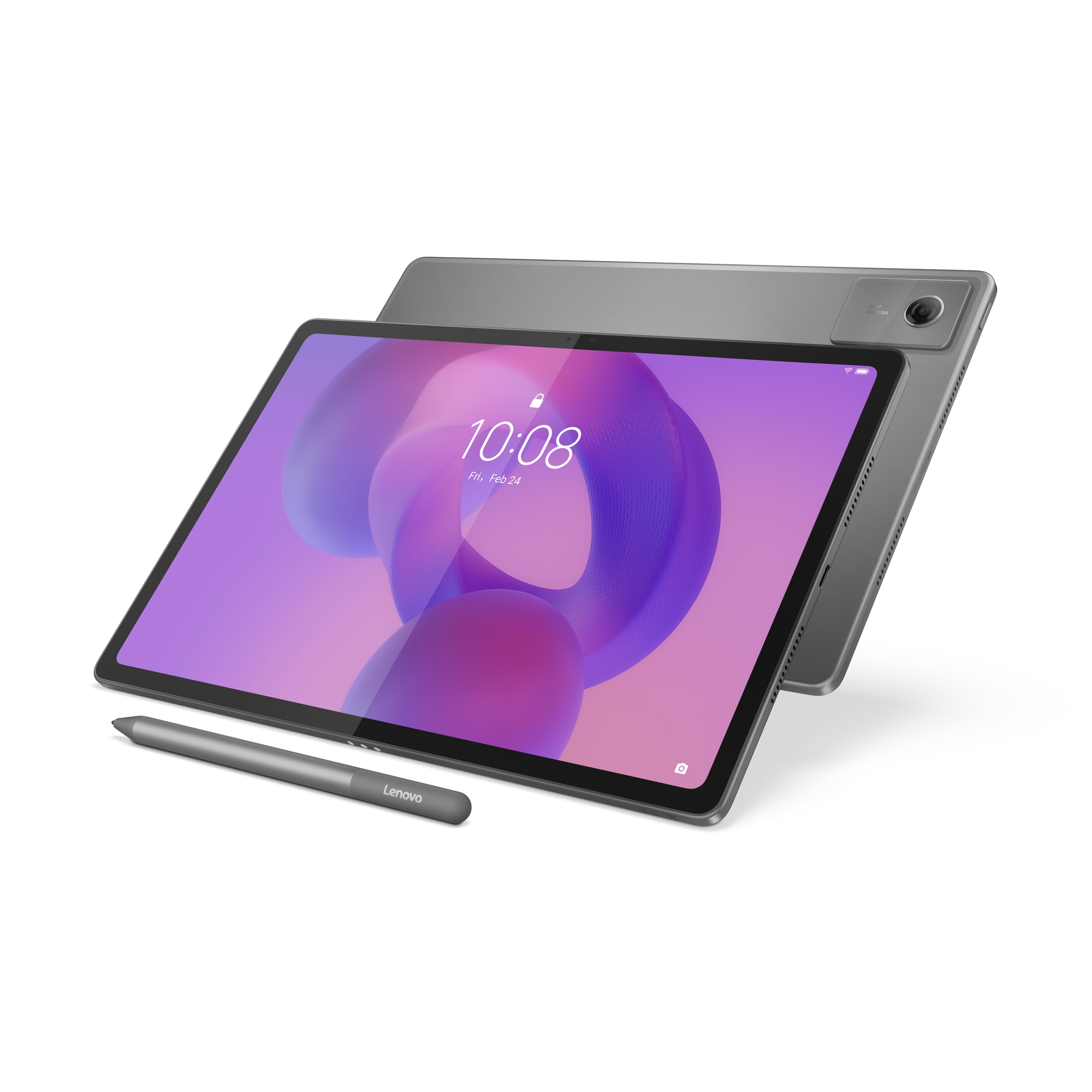 Pilt Lenovo Idea Tab Plus Wi-Fi (without power adapter) | ZAG70004SE | 12.1 " | Luna Grey | IPS | 2560 x 1600 pixels | MediaTek | Dimensity 6400 | 12 GB | Soldered LPDDR4x | 256 GB | Wi-Fi | Front camera | 8 MP | Rear camera | 13 MP | Bluetooth | 5.2 | Android | 15 or Later | Warranty 24 month(s) | Lenovo Tab Pen